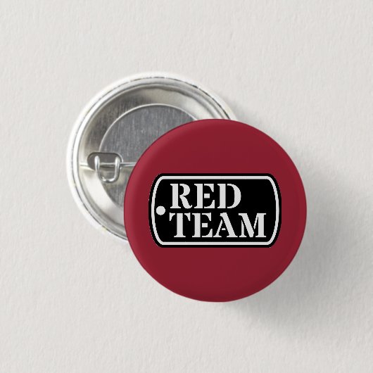 Red Team Button (Voorkant /achterkant)
