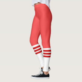 Red Team Tube Sock Leggings