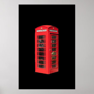 RED TELEFOON BOX POSTER