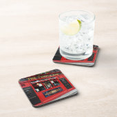 Red Temple Bar pub in Dublin Bier Onderzetter (Rechterzijde)