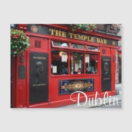 Red Temple Bar pub in Dublin, Ierland