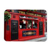 Red Temple Bar-pub in Dublin Magneet (Horizontaal)