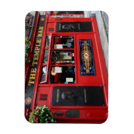 Red Temple Bar-pub in Dublin Magneet