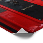 Red Temple Bar pub in Dublin poster (Hoek)