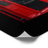 Red Temple Bar-pub in Dublin-poster Poster (Hoek)