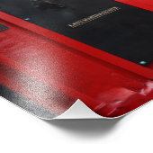 Red Temple Bar-pub op Dublin-foto Foto Afdruk (Hoek)