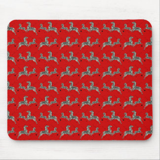 Red Tenenbaums Zebra Wallpaper Print Muismat