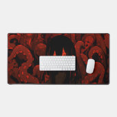 Red Tentacle Horror Anime Girl Bureaumat (Keyboard & Muis)