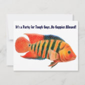 Red Terror Cichlid Uitnodiging (Voorkant)