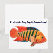 Red Terror Cichlid Uitnodiging (Voorkant / Achterkant)