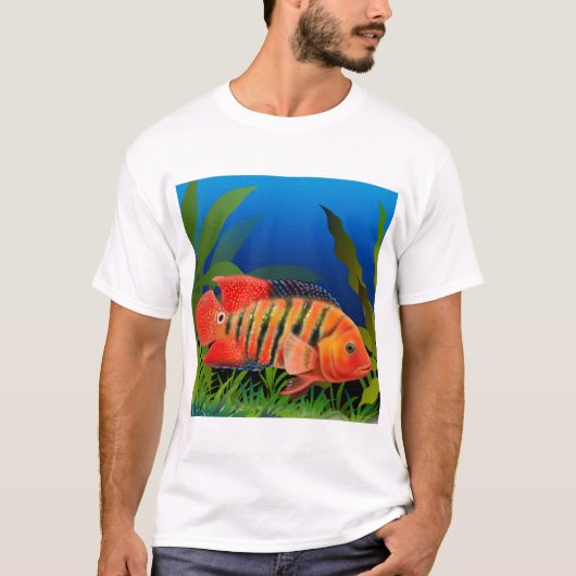 Red Terror Fee Cichlid T-Shirt (Voorkant)
