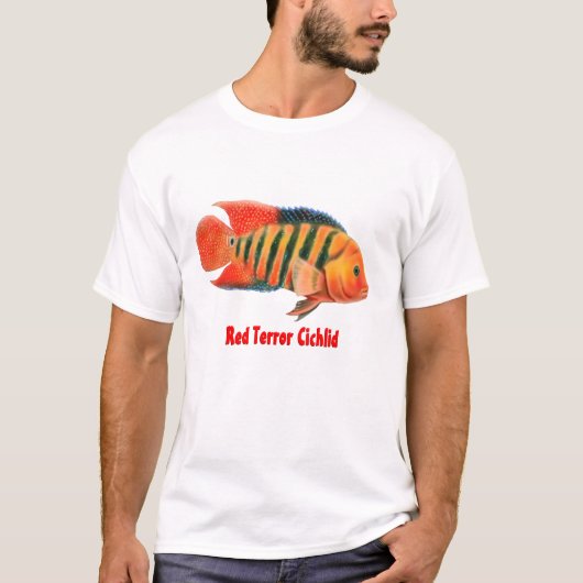 Red Terror Fee Cichlid T-Shirt (Voorkant)