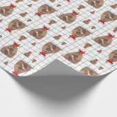 Red Texas Afstuderen Armadillo Cadeaupapier (Hoek)