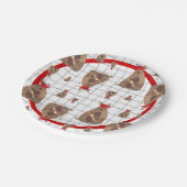 Red Texas Afstuderen Armadillo Papieren Bordje (Gekanteld)