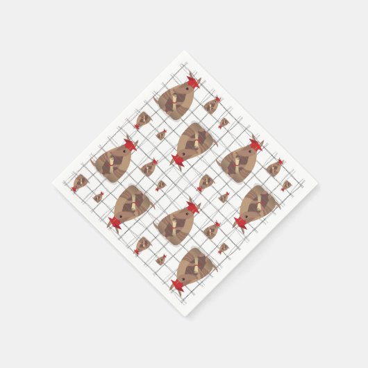 Red Texas Afstuderen Armadillo Servet (Hoek)