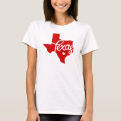 Red Texas Heart T-shirt (Voorkant)