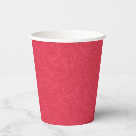 Red textured background with  swirling pattern papieren bekers (Voorkant)