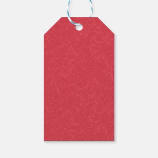 Red textured surface with subtle swirling pattern cadeaulabel (Voorkant)