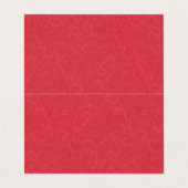 Red textured surface with subtle swirling pattern visitekaartje (Buitenkant ongevouwen)