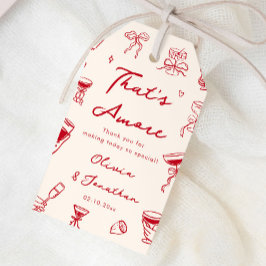Red That's Amore Engagement Party Cadeaulabel