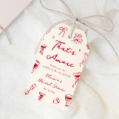 Red Thats Amore Vrijgezellenfeest Cadeaulabel