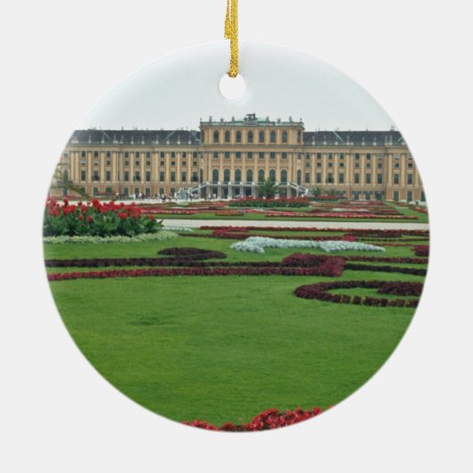 Red The Shonbrunn Castle of the Habsburgs, Wenen, Keramisch Ornament (Achterkant)