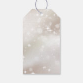 Red Think of me Celebration of Life Candle Favor Cadeaulabel (Achterkant)