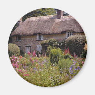 Red Thomas Hardy's huisje, Dorset, England flower Magneet