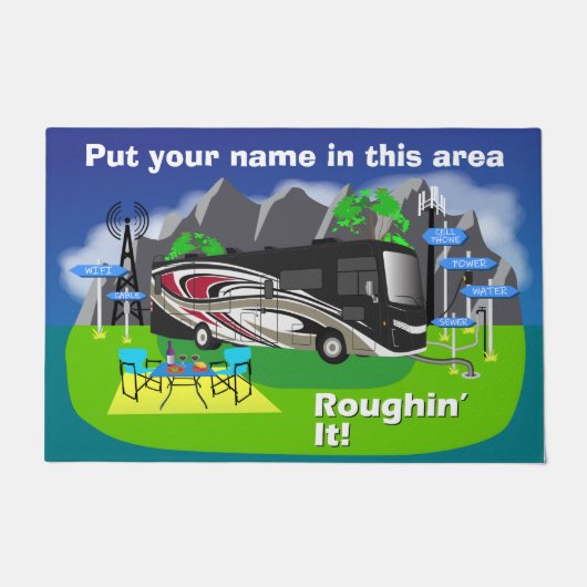 Red Thor Palazzo Class A RV Roughin Deurmat (Voorkant)