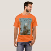 Red Thousand Oaks park - haviken hebben ook huizen T-shirt (Voorkant volledig)