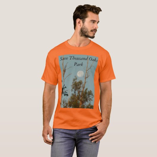 Red Thousand Oaks park - haviken hebben ook huizen T-shirt (Voorkant volledig)