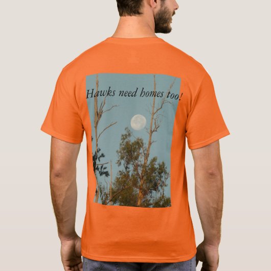 Red Thousand Oaks park - haviken hebben ook huizen T-shirt (Achterkant)
