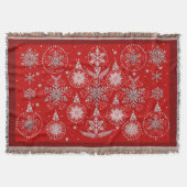 Red Throw  Deken (Voorkant)