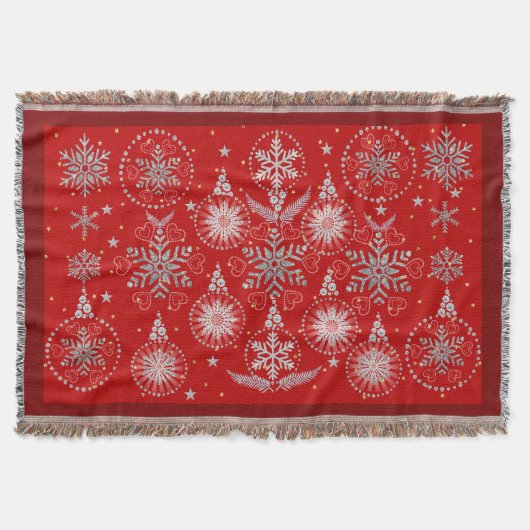 Red Throw Deken (Voorkant)