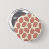 Red Thumbprint Patroon Ronde Button 5,7 Cm (Voorkant /achterkant)