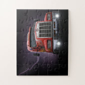Red Thunder KW Big Rig 18 Wheeler Legpuzzel (Verticaal)