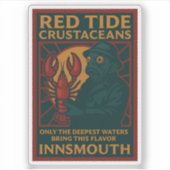 Red Tide Crustaceans – De lekkernij van Innsmouth Sticker (Voorkant)