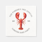 Red Tide | Lobster Bake Servet (Voorkant)