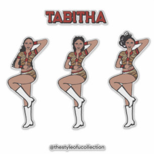 Red Tiger Dancer #1 Sticker