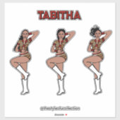 Red Tiger Dancer #1 Sticker (Vel)