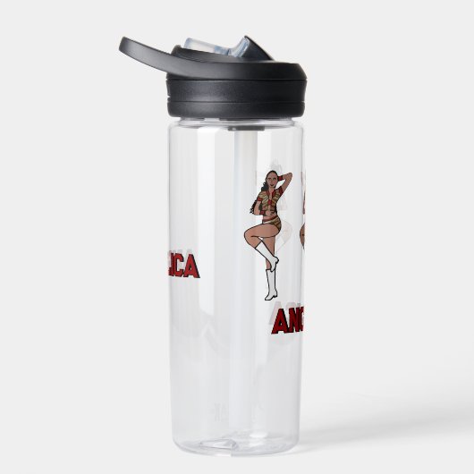 Red Tiger Dancer #1 Waterfles (Rechts)