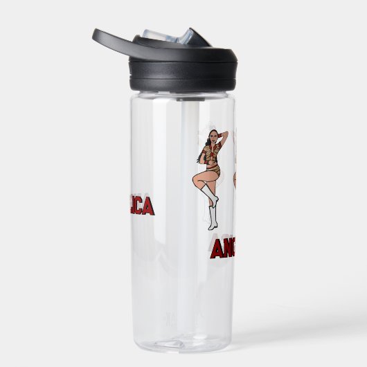 Red Tiger Dancer #2 Waterfles (Rechts)