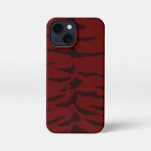 Red Tiger digitale print iPhone Hoesje (Achterkant)