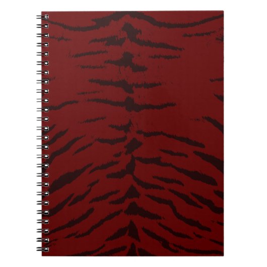 Red Tiger digitale print Notitieboek (Voorkant)