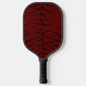 Red Tiger digitale print Pickleball Paddle (Voorkant)