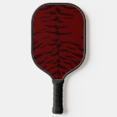 Red Tiger digitale print Pickleball Paddle (Achterkant)