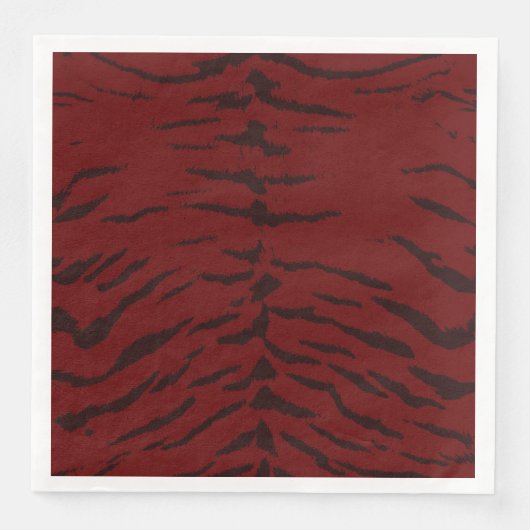 Red Tiger digitale print Servet (Voorkant)