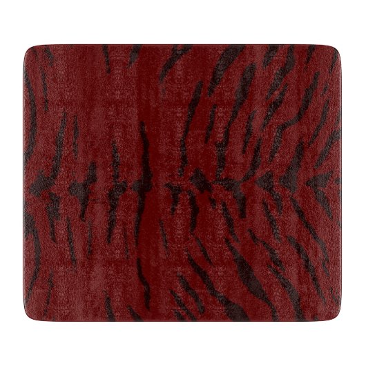 Red Tiger digitale print Snijplank (Voorkant)
