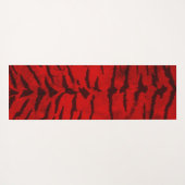Red Tiger digitale print Yogamat (Achterkant (horizontaal))