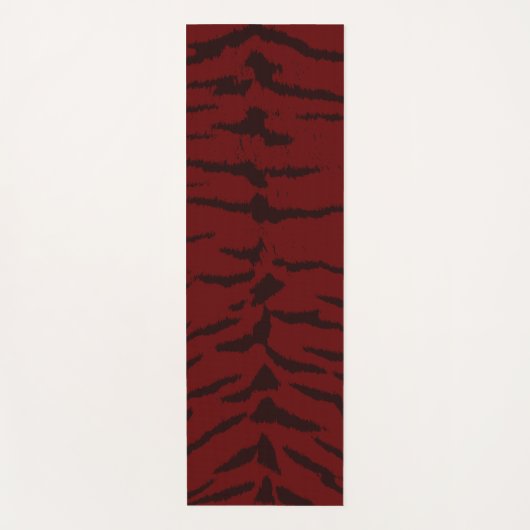 Red Tiger digitale print Yogamat (Voorkant)